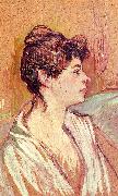  Henri  Toulouse-Lautrec Portrait of Marcelle France oil painting reproduction